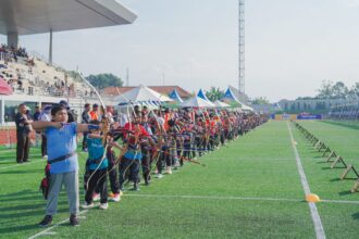 Foto: Sebanyak 876 atlet muda panahan dari 28 provinsi di Indonesia akan unjuk kemampuan dan bersaing menjadi yang terbaik dalam MilkLife Archery Challenge Kejurnas Junior 2025 yang diadakan oleh Persatuan Panahan Indonesia (Perpani) dan Bakti Olahraga Djarum Foundation.