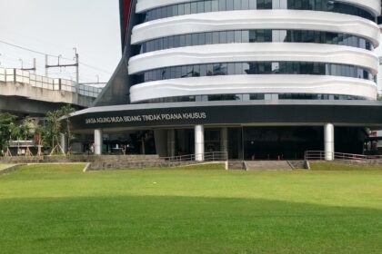 Gedung Bundar atau Gedung Jaksa Agung Muda Pidana Khusus Kejaksaan Agung. Foto: Yudha Krastawan/ipol.id