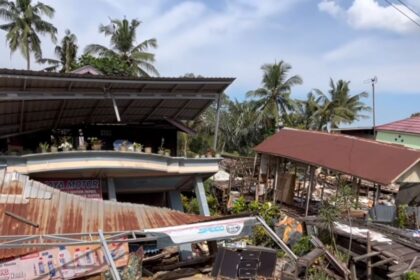 Kondisi Longsor di Desa Batuah, Kukar. Foto: Dok Humas