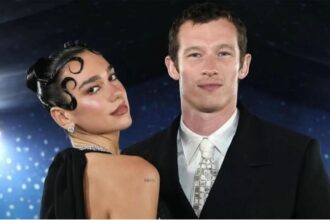 Dua Lipa dan aktor Callum Turner. Foto: Instagram @dualipa