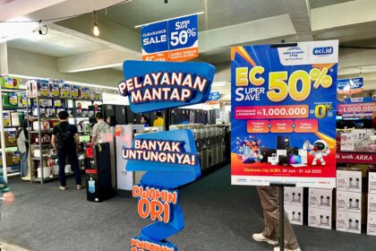 Electronic City Gelar Clearance Sale Diskon hingga 50%