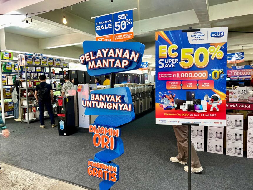 Electronic City Gelar Clearance Sale Diskon hingga 50%