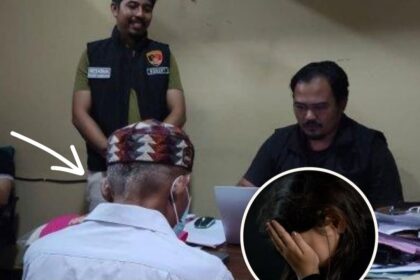 Lansia di Pandeglang ditangkap polisi lantaran mencabuli anak di bawah umur. Foto: Instagram @infopandeglang