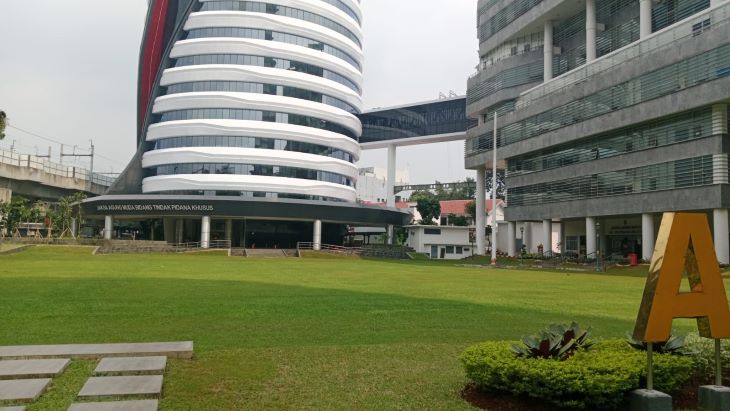 Gedung Bundar atau Gedung Jaksa Agung Muda Pidana Khusus Kejaksaan Agung. Foto: Yudha Krastawan/ipol.id