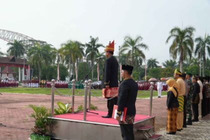 Apel Pagi Hardiknas di Kutai Kartanegara (Kukar) pada Jumat (2/5/2025)