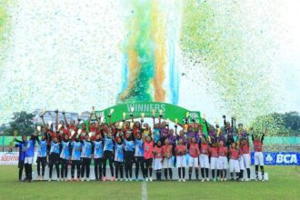 Foto 1: Para pemenang MilkLife Soccer Challenge - Yogyakarta 2025.