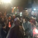 Warga Jakarta Barat begitu antusias dalam mengikuti pawai obor menyambut 1 Muharram 1447 Hijriyah.(Foto Sofian/ipol.id)