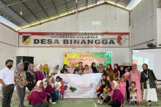 Pelaksanaan program InnoMilk di Kabupaten Sigi, Marawola, Desa Binangga. Foto: Telkom Indonesia