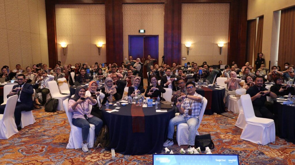 Rangkaian acara Business Insight Session dengan tema “The Intelligent Enterprise: Driving Growth and Efficiency with Data–Powered AI”, beberapa waktu yang lalu. Foto: Telkom Indonesia