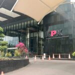 Lobi masuk kendaraan roda empat di Gedung Merah Putih KPK. Foto: Dok ipol.id