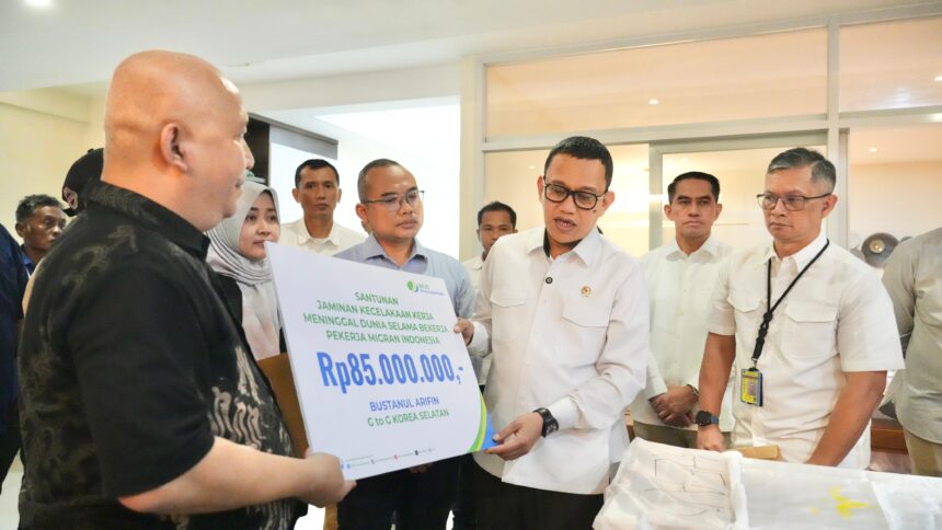 BPJS Ketenagakerjaan Kembali Salurkan Santunan kepada PMI Meninggal Dunia di Korea Selatan