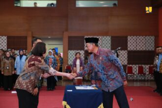 Menteri Pekerjaan Umum (PU), Dody Hanggodo, secara resmi melantik enam pejabat tinggi madya setara eselon I di lingkungan Kementerian PU, Jumat (4/7/2025).