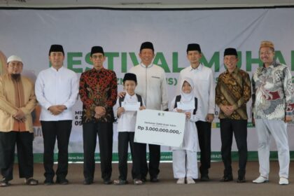 Baznas Bazis DKI Jakarta salurkan santunan untuk 3.000 anak yatim senilai Rp3 miliar pada acara Festival Muharram. (dok. Baznas Bazis DKI Jakarta)