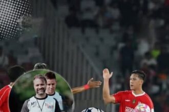 Juru taktik Persija Jakarta, Mauricio Souza Terrpukau dengan Performa Eksel Runtukahu. Foto/persija