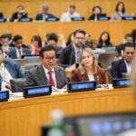 Gubernur DKI Jakarta, Pramono Anung saat menghadiri forum tingkat tinggi PBB di Amerika Serikat.(foto istimewa)