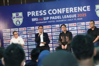 Konferensi pers BRImo SIP Padel League 2025. Foto: Dok BRI