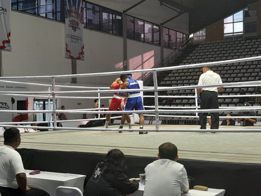 Seleksi Tinju Piala Menpora 2025 yang berlangsung di Gedung Basket Gelora Bung Karno (GBK) Senayan, Jakarta, 21-22 Juli 2025.