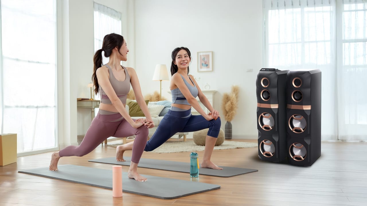 Sharp portable speaker dapat digunakan untuk aktifitas olah raga favorit mu