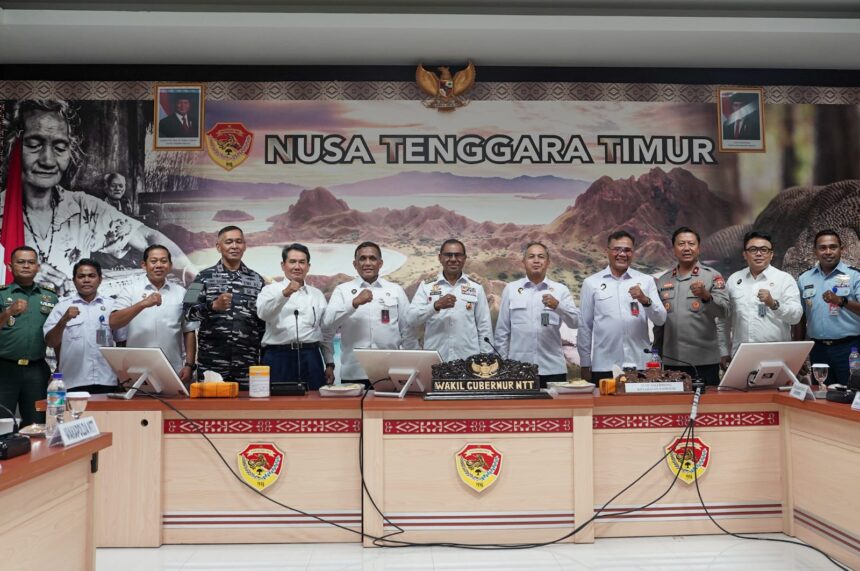 Rapat Koordinasi Optimalisasi Program Prioritas Nasional yang digelar di Kantor Gubernur NTT, Rabu (30/7/2025). Foto: Kemenko Polkam