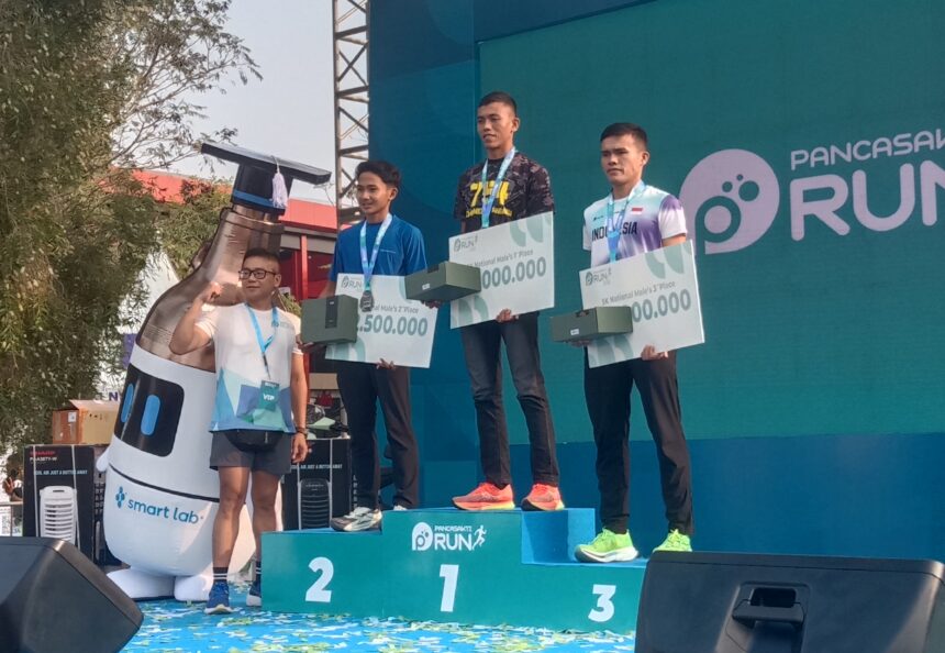 Para Juara Lomba Lari Pancasakti Run 2025. Foto/ipol