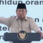 Presiden Prabowo Subianto memberikan sambutan dalam peluncuran Koperasi Desa Merah Putih di Desa Bentangan, Wonosari, Kabupaten Klaten, Jawa Tengah, Senin (21/7/2025). Foto: Tangkapan layar YouTube Setkab