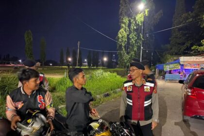 Anggota Polres Indramayu menggelar operasi besar-besaran pada Sabtu malam.