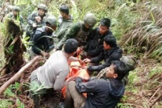 Baku tembak pecah di Intan Jaya, Papua. Komandan Operasi KKB, Enos Tipagau, tewas dalam kontak tembak dengan Satgas Damai Cartenz. (Foto: Ist)