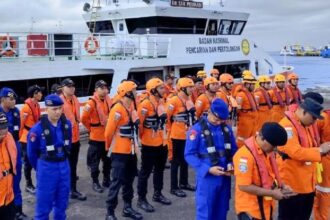 Apel Tim SAR Gabungan untuk pencarian KMP Tunu Pratama Jaya. Foto : Ist KMP