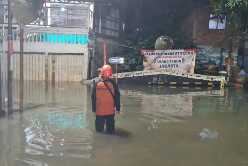 Banjir di Jakarta. Foto: BPBD DKI