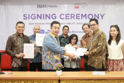 Penandatanganan Kerja Sama BWH Hotels Indonesia dengan PT Anire Mutiara Land. (dok. BWH Hotels Indonesia)