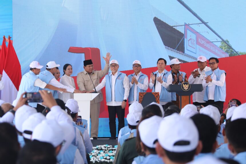 Presiden Prabowo Luncurkan Kelembagaan 80.000 Kopdeskel Merah Putih
