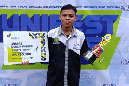 Siswa MAKN Ende, Nusa Tenggara Timur, Taher Daeng Matora berhasil meraih Juara 1 lomba poster digital dan membawa pulang kebanggaan untuk madrasah dan daerah asalnya.