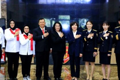 Delegasi Kepolisian Nasional Republik Korea Selatan berkunjung ke Bareskrim Polri.