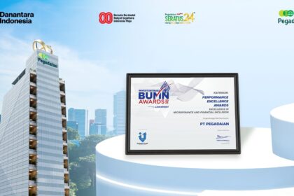 Pegadaian raih penghargaan Performance Excellence Award 2025. Foto: Ist