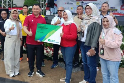 BPJS Ketenagakerjaan Kantor Cabang Jakarta Pluit mendukung Pemkot Jakarta Utara yang mencanangkan program Gerakan Sertakan. Foto: Ist
