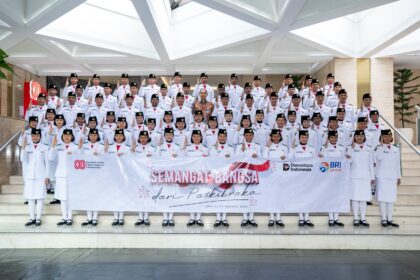 Melalui BRI Peduli selaku payung dari Program Tanggung Jawab Sosial dan Lingkungan (TJSL), BRI secara konsisten selama 15 tahun berturut-turut telah menyalurkan dana apresiasi kepada Paskibraka dan Tenaga Pendukung Paskibraka tingkat nasional. Foto: Dok BRI