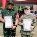 Bupati Hj.Ratna Mahmud Bersama TNI ikut Giat TMMD ke-125 Tahun 2025 di Sp.7 Desa Kota Baru Cecar Kecamatan BTS Ulu.