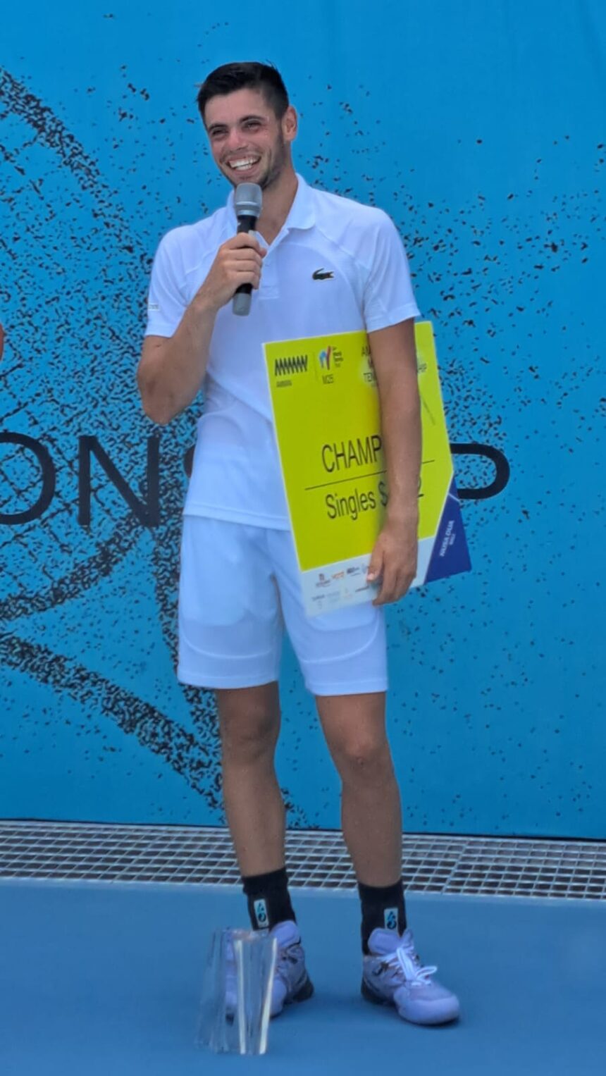 Arthur Gea Raih Gelar Juara Amman Men's World Tennis Championship Seri III M-25