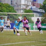 Pertandingan final KU 12 MilkLife Soccer Challenge Semarang Seri 1 2025-2026 yang mempertemukan SDN Sendangmulyo 04 melawan SDN Karangsono 2 Mranggen di StadionUniversitas DiponegoroTembalang, Semarang Jawa Tengah. Foto/megapro
