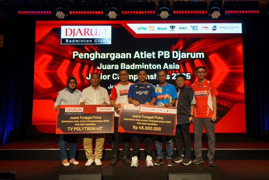 Program Director Bakti Olahraga Djarum Foundation yang juga Ketua PB Djarum, Yoppy Rosimin, menegaskan bahwa penghargaan ini adalah wujud konsistensi klub dalam memberikan apresiasi kepada setiap atlet yang berhasil mengharumkan nama Indonesia di level internasional. Foto/megapro