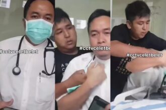 Sebuah video amatir memperlihatkan seorang dokter yang dimarahi keluarga pasien beredar di media sosial. terjadi di RSUD Sekayu Kabupaten Musi Banyuasin, Sumatera Selatan (Sumsel). Foto: Tangkap layar IG @miminsekayu