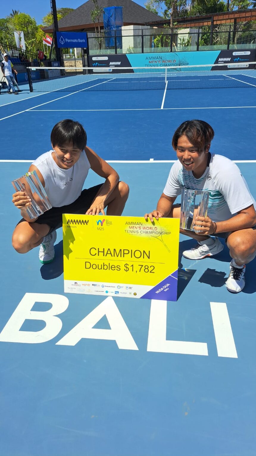 Kokoro Isomura/Sunshuke Nakagawa Juara Ganda Putra seri Keempat M-25