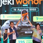 BNI resmi membagikan hadiah kepada para pemenang tahap pertama program undian Rejeki wondr BNI, yang digelar di sela acara BNI wondrX 2025 di ICE BSD, Tangerang. Foto: Dok BNI