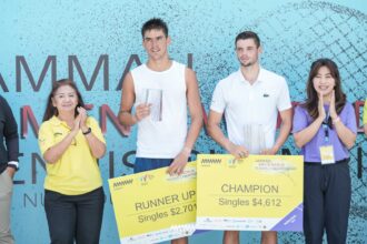 Arthur Gea, tak Terbendung  juara, Amman Men's World Tennis Championship Seri IV M-25