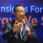 Wakil Ketua Umum Kamar Dagang dan Industri (KADIN) Bidang Energi dan Sumber Daya Mineral (ESDM) Aryo Djojohadikusumo dalam Energy Insights Forum bertajuk “The Energy We Share”, yang diselenggarakan oleh KADIN Bidang ESDM bersama Katadata, di Jakarta, Rabu (20/8).