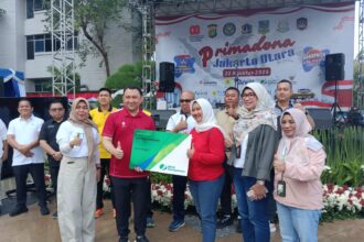 Pemerintah Kota (Pemkot) Jakarta Utara meluncurkan program Gerakan Sejahterakan Pekerja Sekitar Anda (Sertakan) BPJS Ketenagakerjaan.