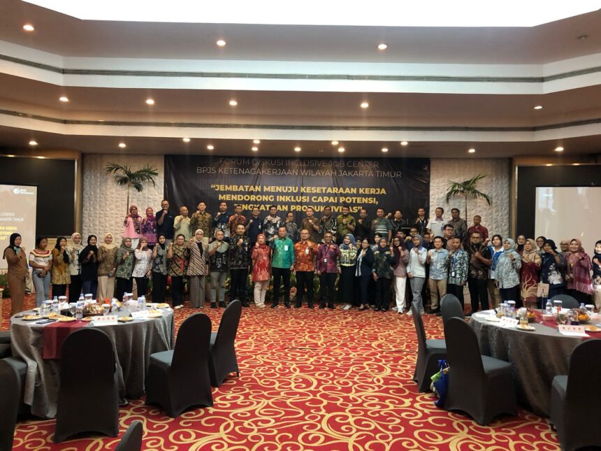 BPJS Ketenagakerjaan Se-Jakarta Timur Gelar Kegiatan Inclusive Job Center