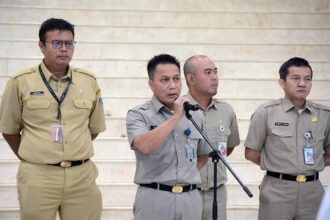 Kabag Umum Setwan DPRD DKI, Asril saat menyampaikan sambutan.(Foto dok DPRD DKI)