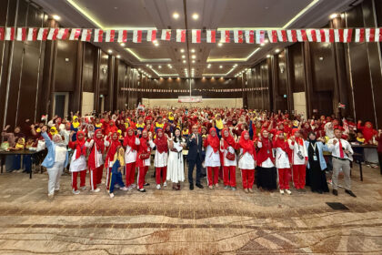 300 anak meriahkan HUT ke-80 RI dengan mengikuti Kids Cooking Class di Swiss-Belinn Modern Cikande. (Swiss-Belinn Modern Cikande).
