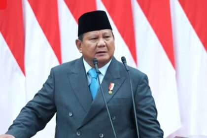 Presiden Prabowo Subianto menyampaikan pidato dalam Sidang Tahunan MPR RI di Gedung Nusantara, Kompleks Parlemen, Jakarta, Jumat (15/8/2025). Foto: Tangkapan layar YouTube Sekretariat Presiden